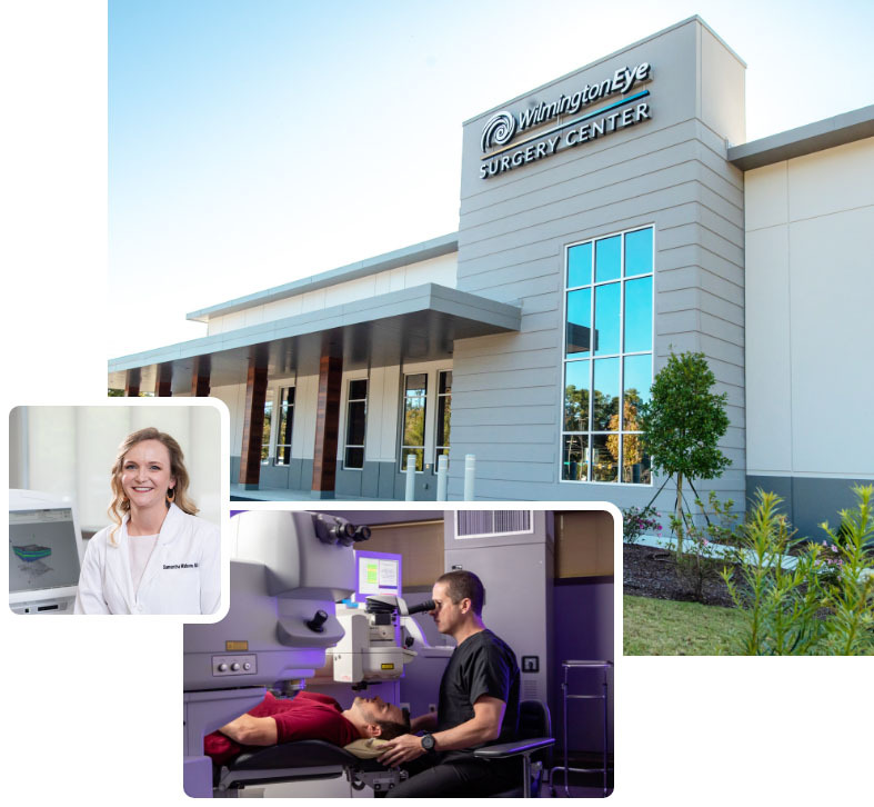 Collage Of Doctors and the Outside of the Surgery Center